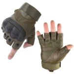 GUANTES MEDIO DEDO CUERO